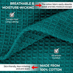 QUBA LINEN couverture sur lit mis en scène offrant élégance et aération