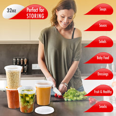 QUIDDITY WARE contenant en usage avec sauce illustrant praticité repas