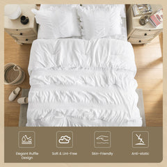 QUIETSEA couette sur lit complet illustrant confort moelleux et look fini