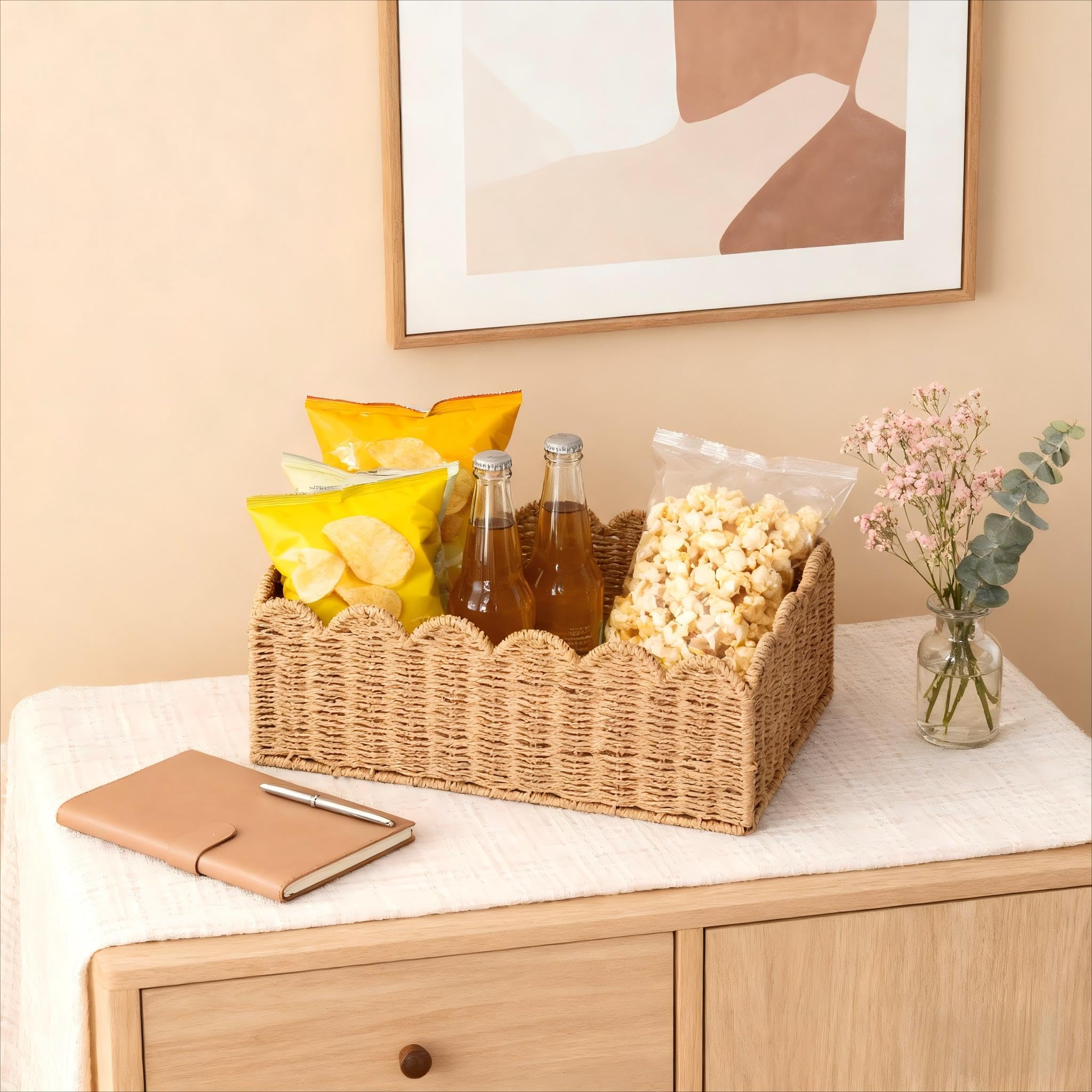 Quincry panier en salle de bain protégeant produits organisés