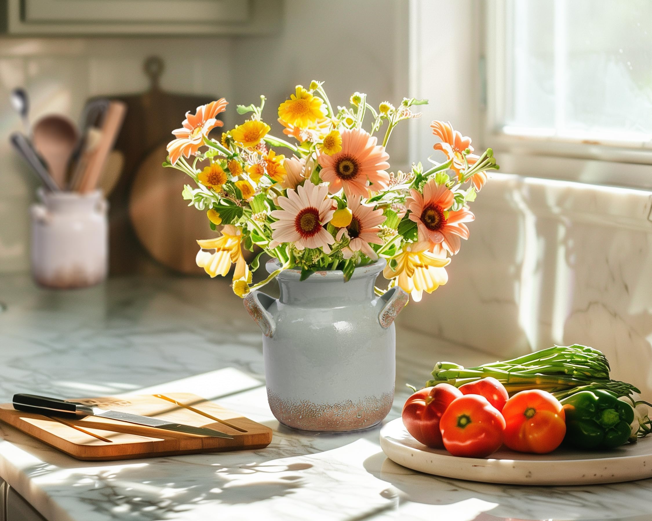 Quoowiit vase intégré à une composition de table pour décoration élégante