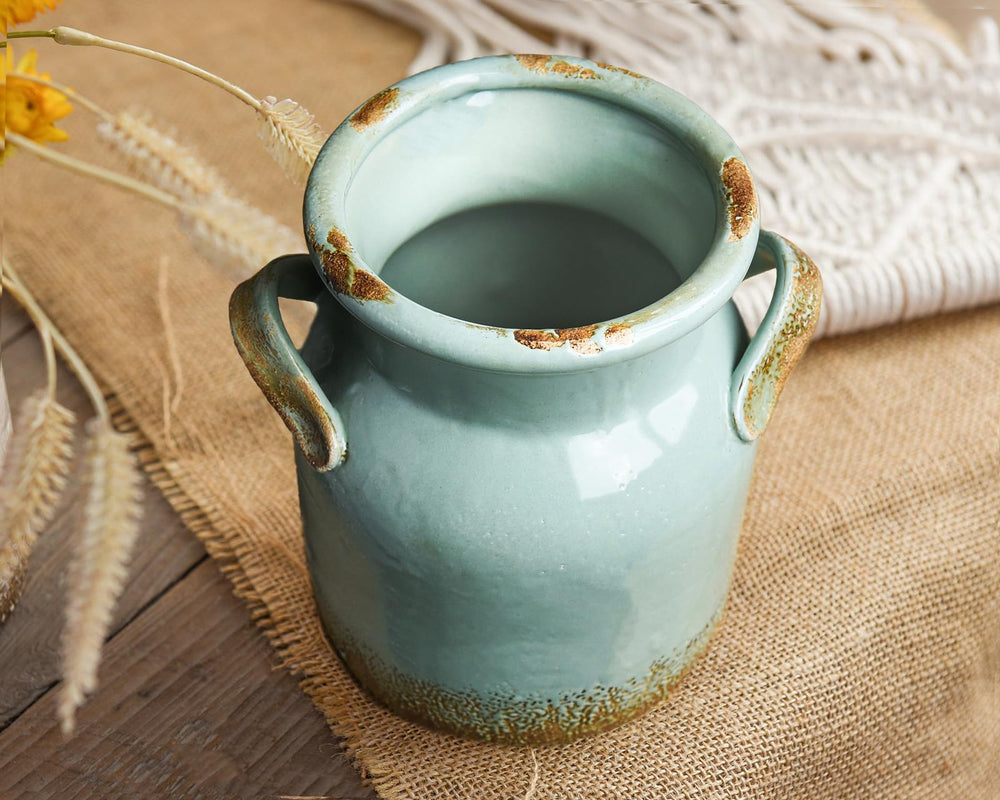 Quoowiit vase utilisé comme pot d'ustensiles pour rangement esthétique