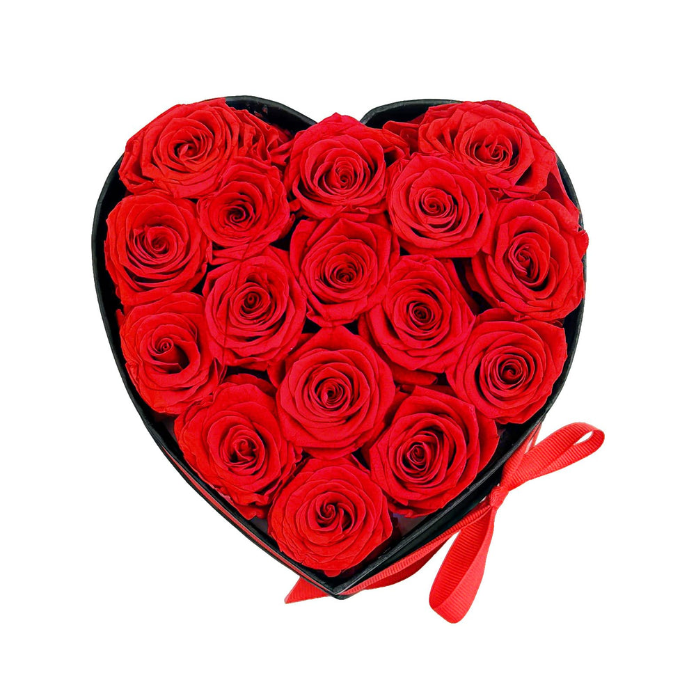 Qutawua boîte ouverte 16 roses prête à offrir, présentation soignée