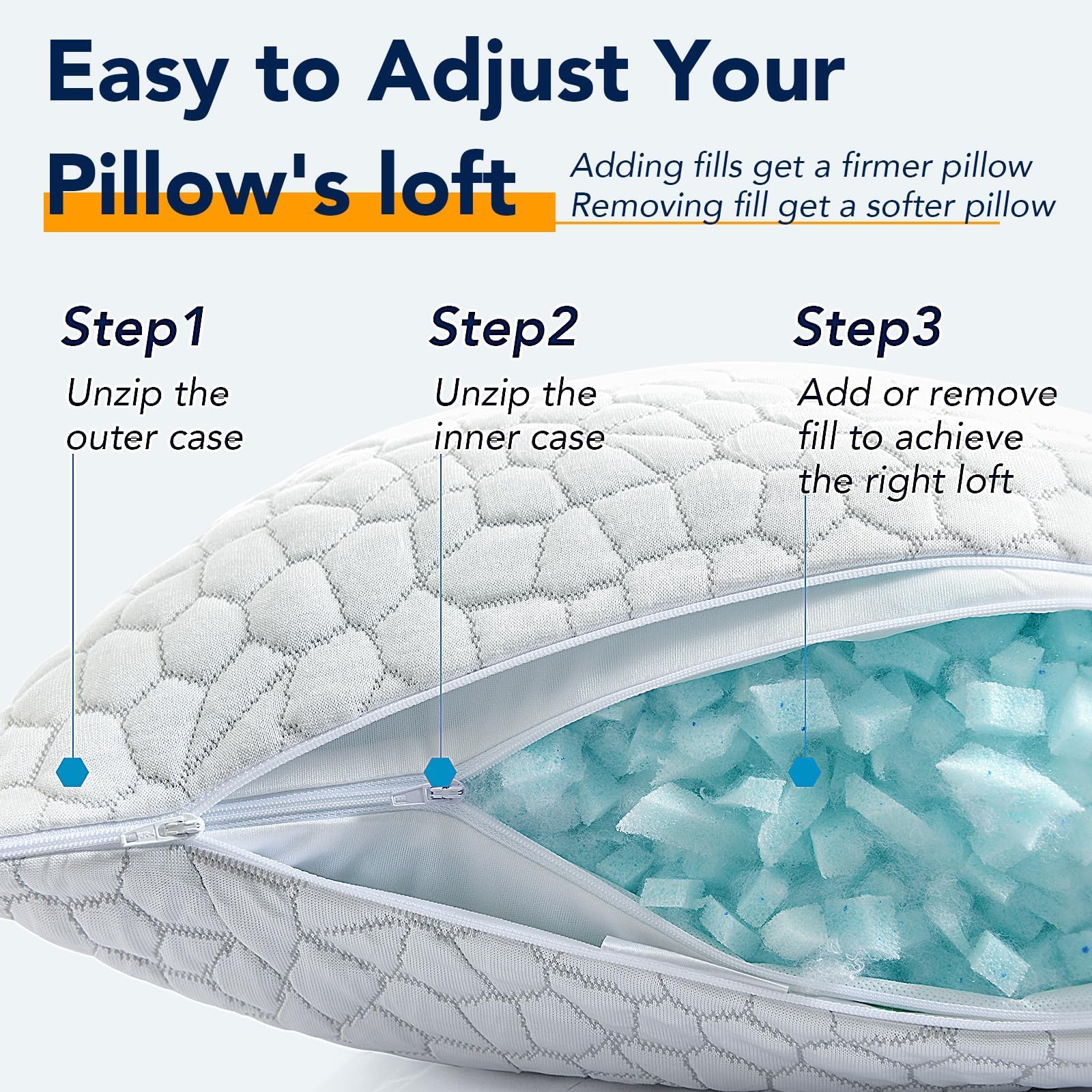 QUTOOL oreiller scène chambre relaxation cadeau confort amélioré