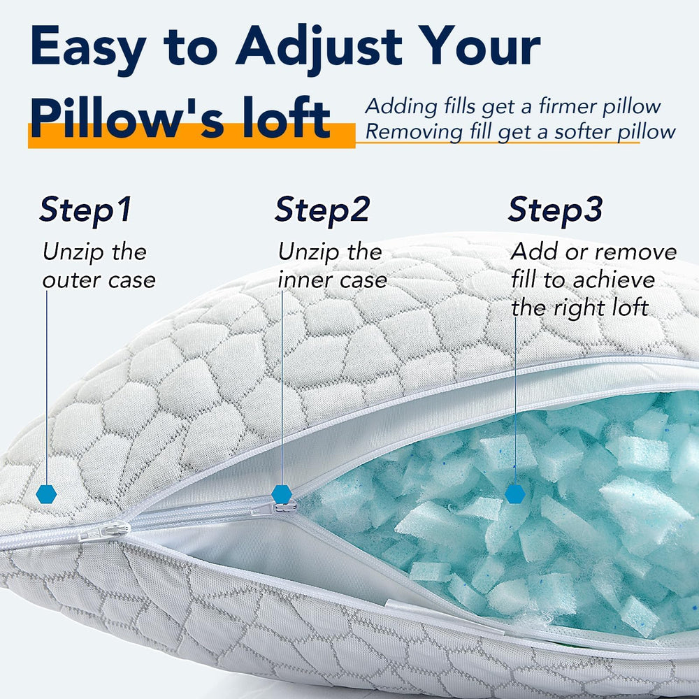 QUTOOL oreiller scène chambre relaxation cadeau confort amélioré