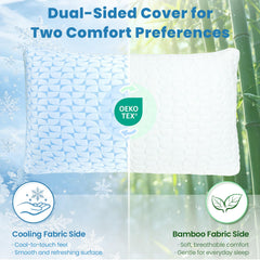 QUTOOL oreiller posé sur lit king style montrant confort et esthétique chambre
