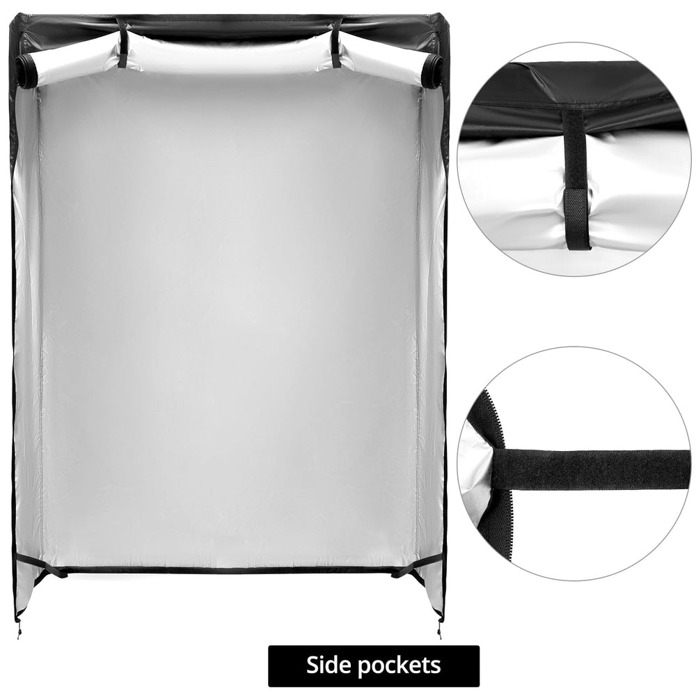 QWORK housse sur étagère en garage protège outils et fournitures
