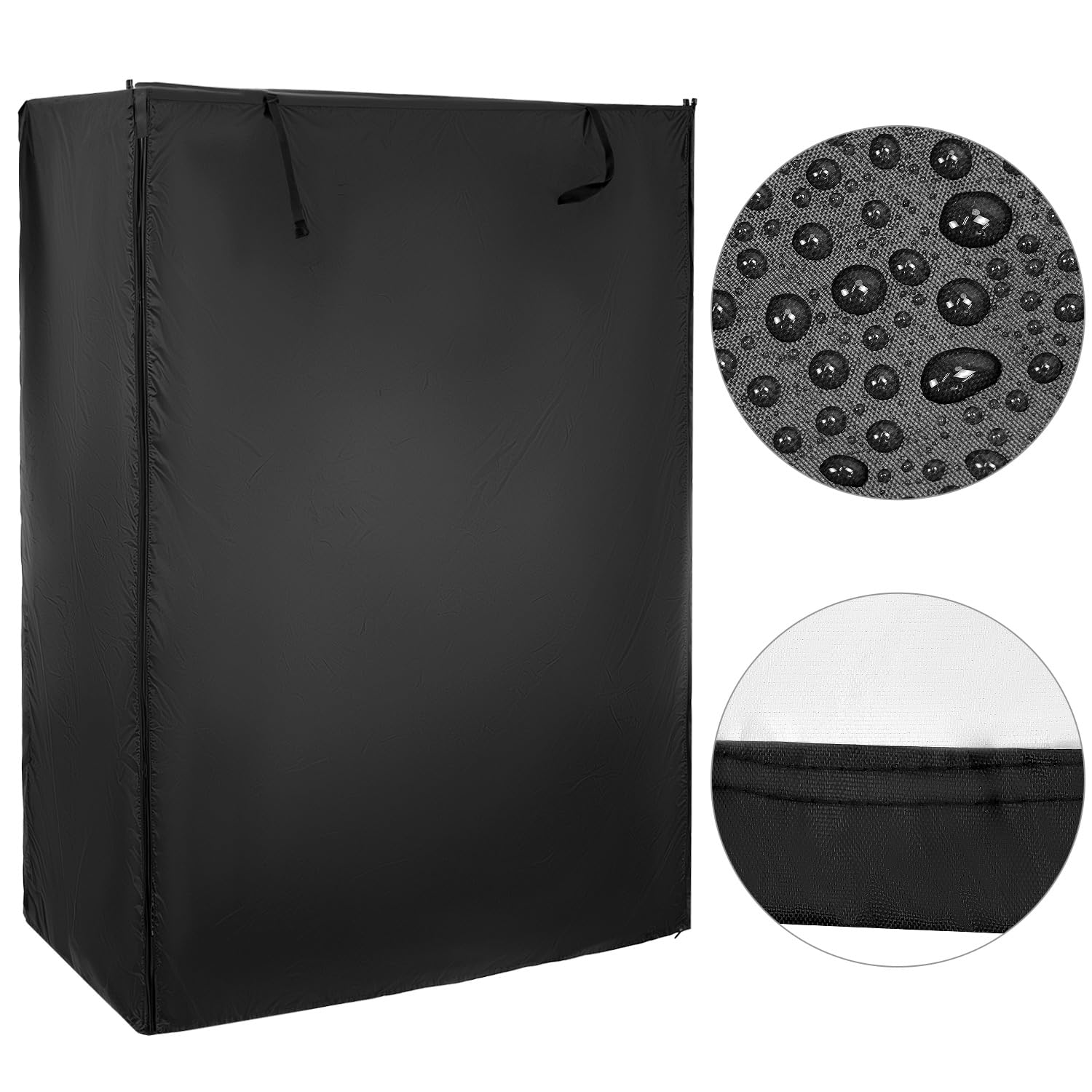 QWORK housse pliée compacte pour rangement peu encombrant