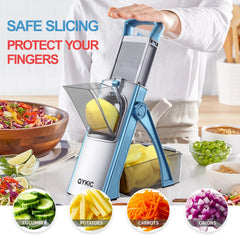QYKIC en utilisation coupe julienne et spirale pour recettes rapides