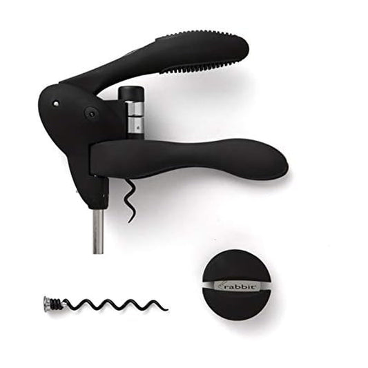 Rabbit tire-bouchon face avant montrant la prise et l'esthétique, pour ouverture rapide