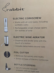 Rabbit en utilisation sur table lors d'un dîner, facilite le service