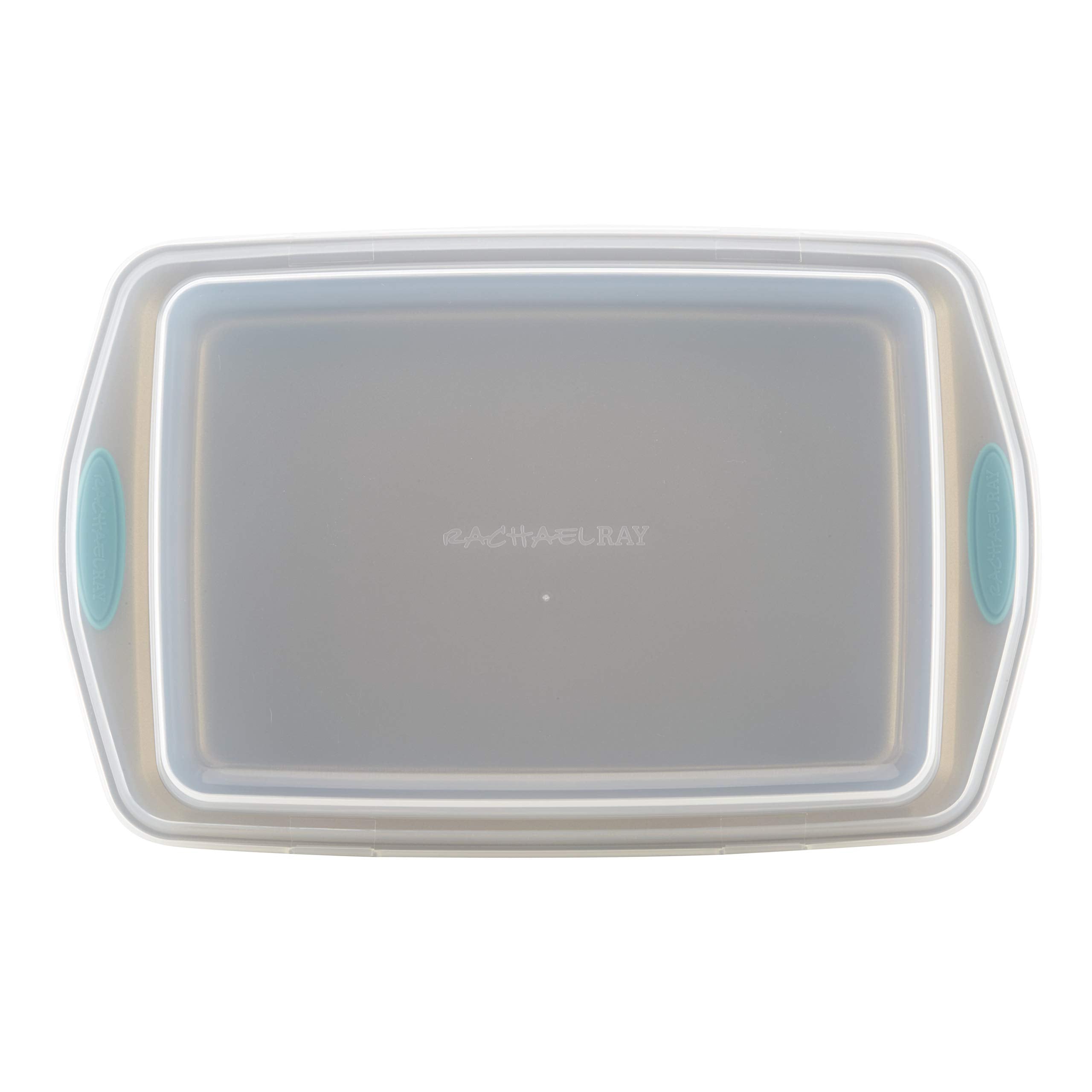 Rachael Ray Cucina couvercle plastique emboîtable, transport et conservation pratiques