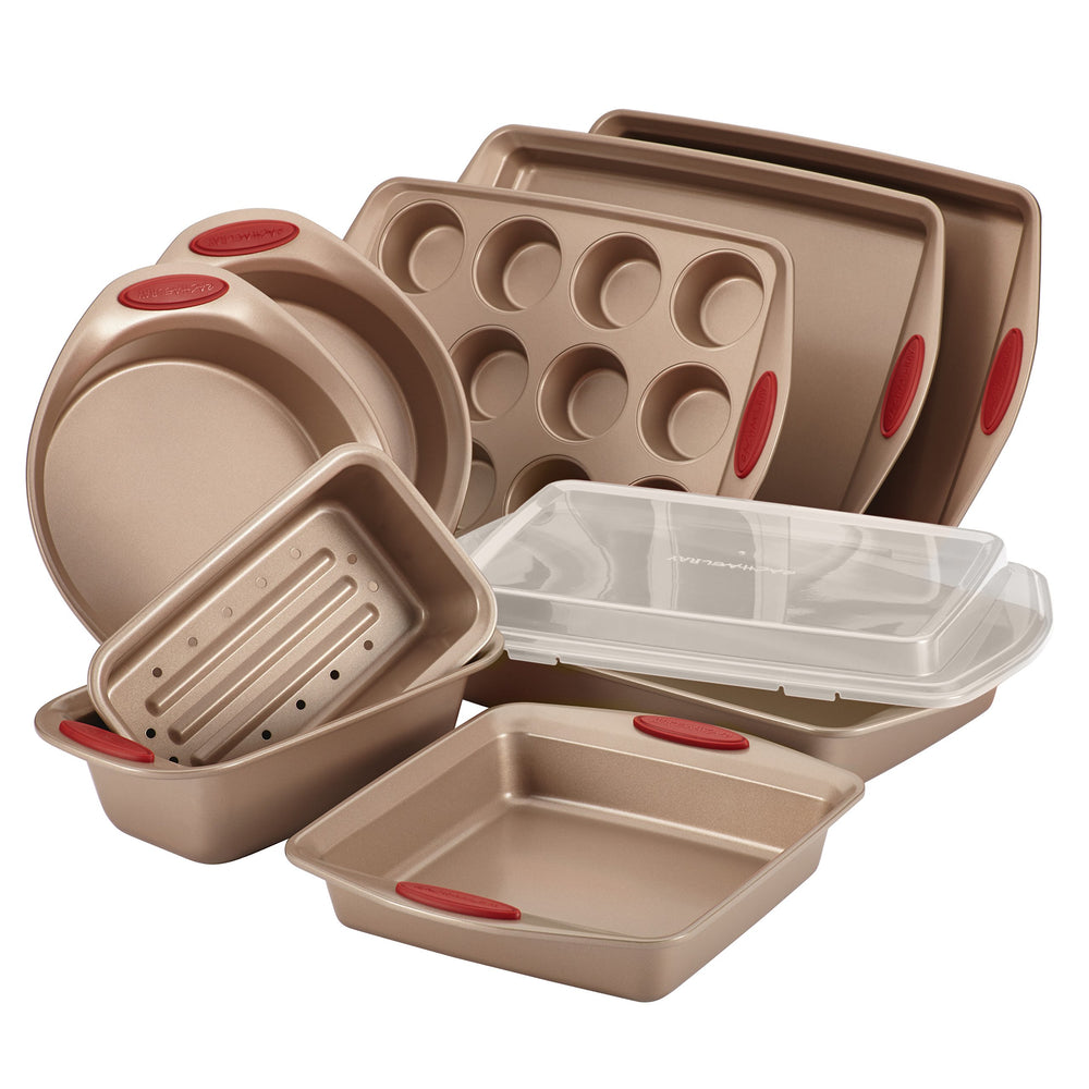 Rachael Ray Cucina emballage complet montrant l’ensemble, pratique pour choisir