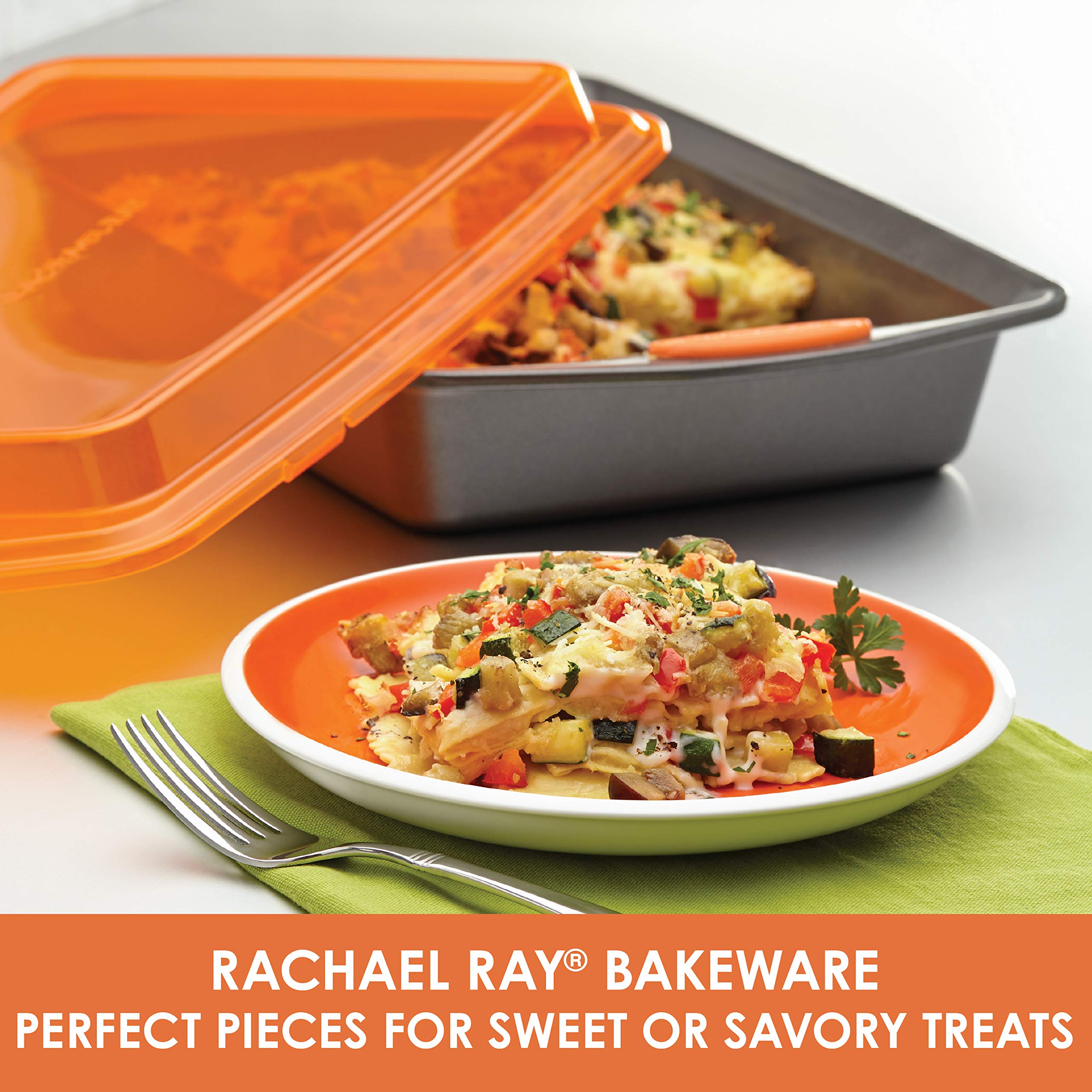 Rachael Ray comparaison de taille 9x13 pouces pour portions familiales et réceptions