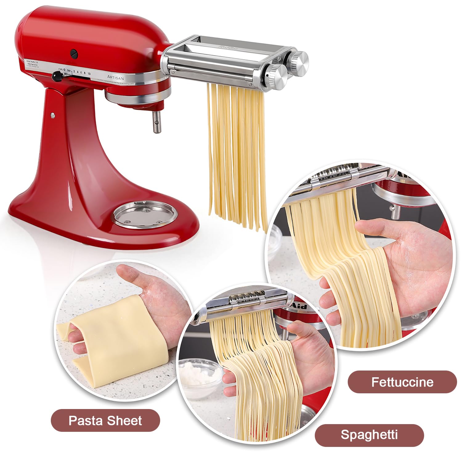RAFBAR lames spaghetti et fettuccine prêtes à découper des rubans nets
