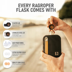 Ragproper entonnoir ventilé en usage facilitant remplissage sans éclaboussures