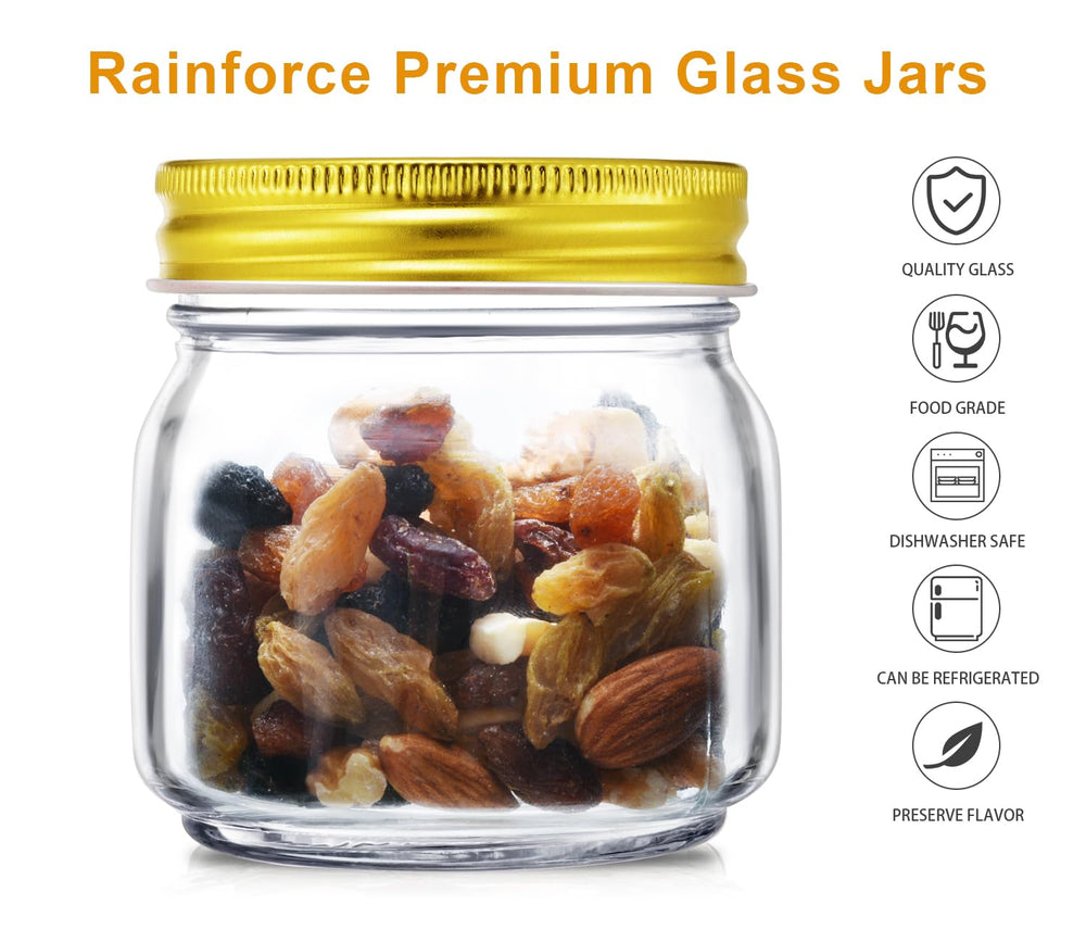 Rainforce zoom sur couvercle doré avec liner plastisol garantissant étanchéité