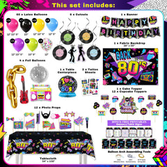 RainMeadow guirlande et ballons assortis, rend la mise en place rapide