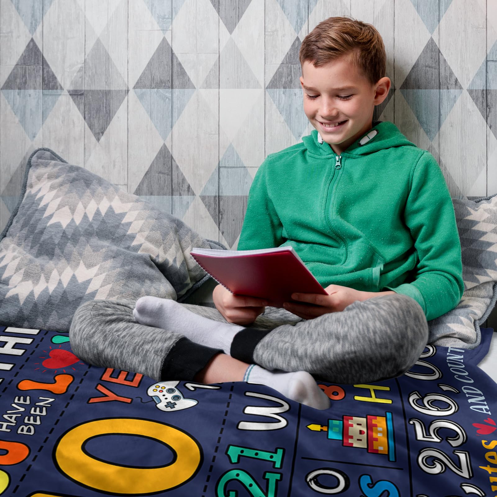 Rakoviol comparaison taille 50x60" montrant échelle pour enfant