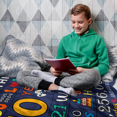 Rakoviol comparaison taille 50x60" montrant échelle pour enfant