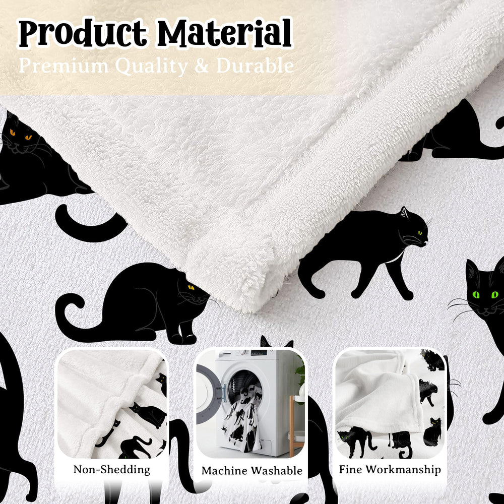RAMEN BLANKET avec chat dessus, idéal pour animaux et câlins