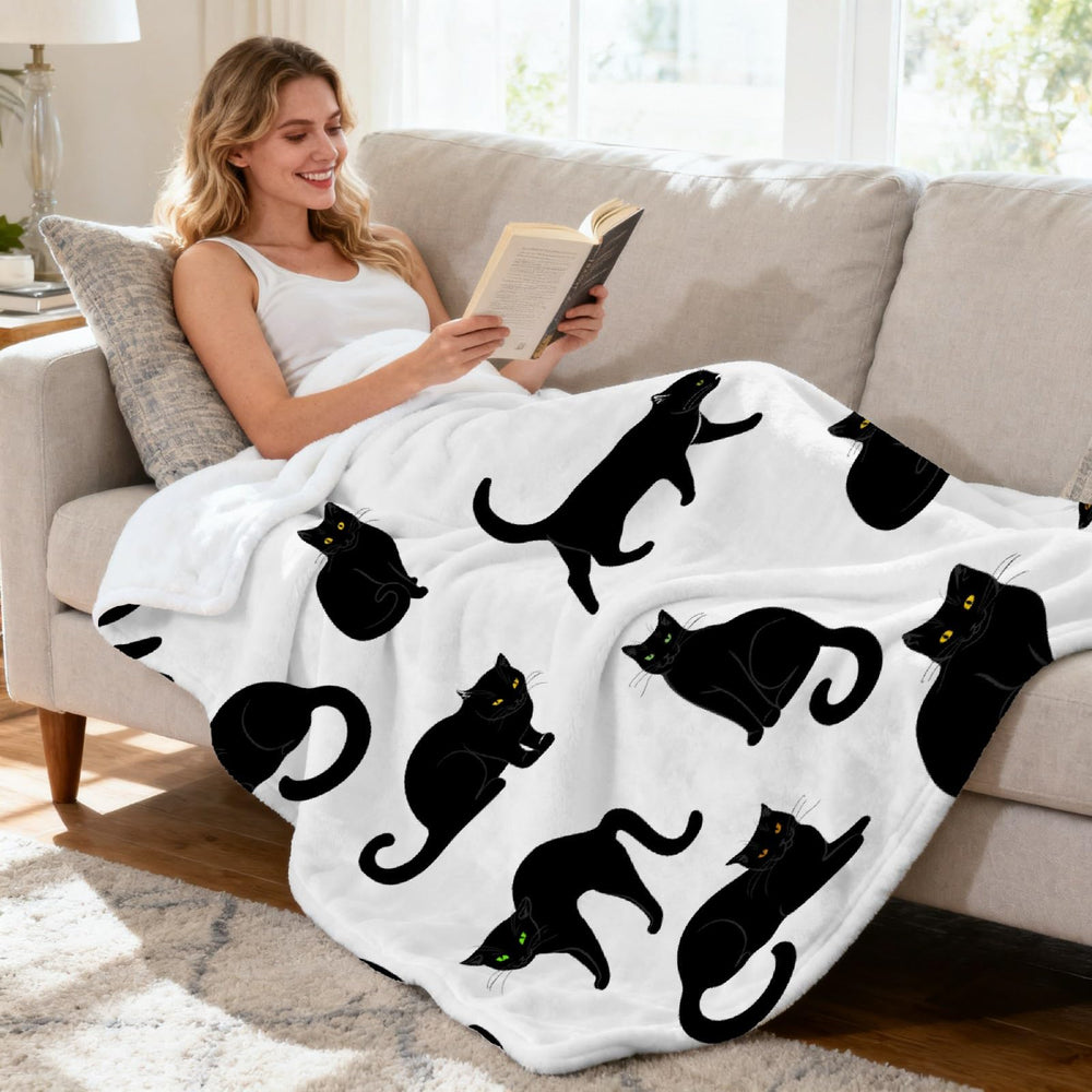 RAMEN BLANKET gros plan flanelle, douceur et texture confortable