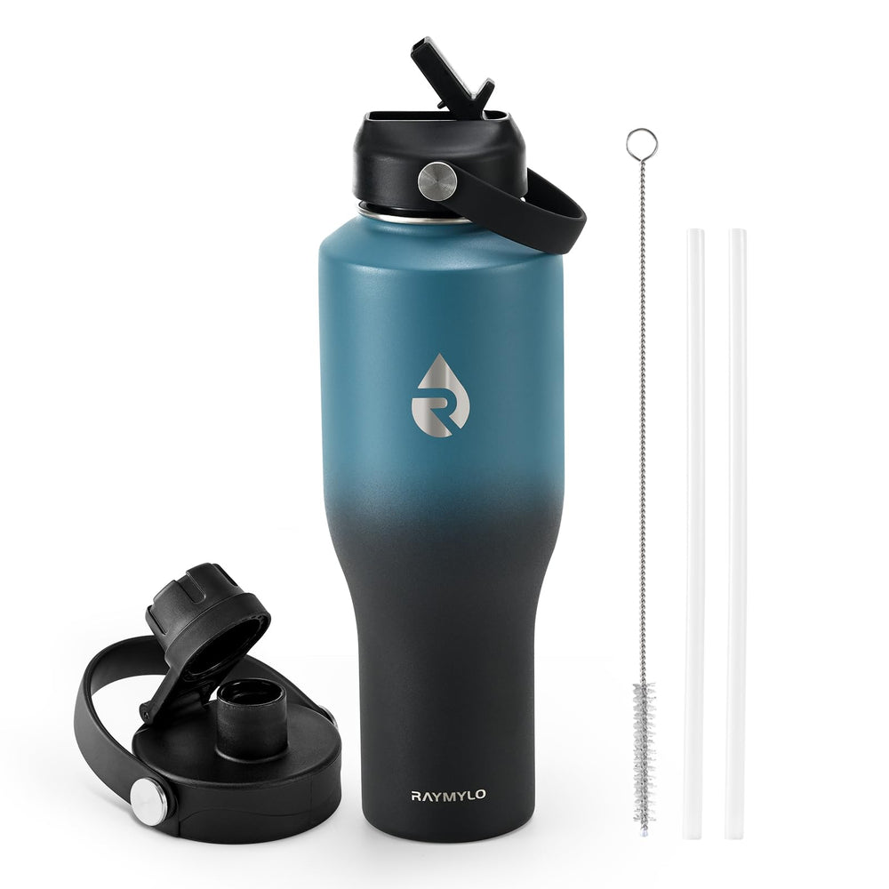 RAYMYLO vue avant de la bouteille 40 oz, maintien longue durée