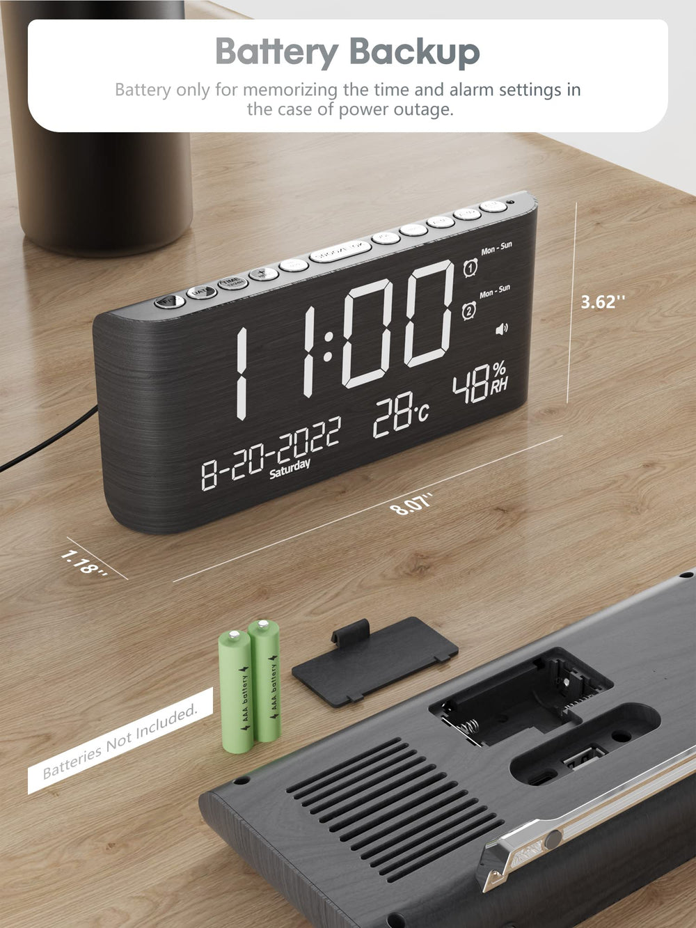Raynic côte à côte avec téléphone montrant taille compacte pratique