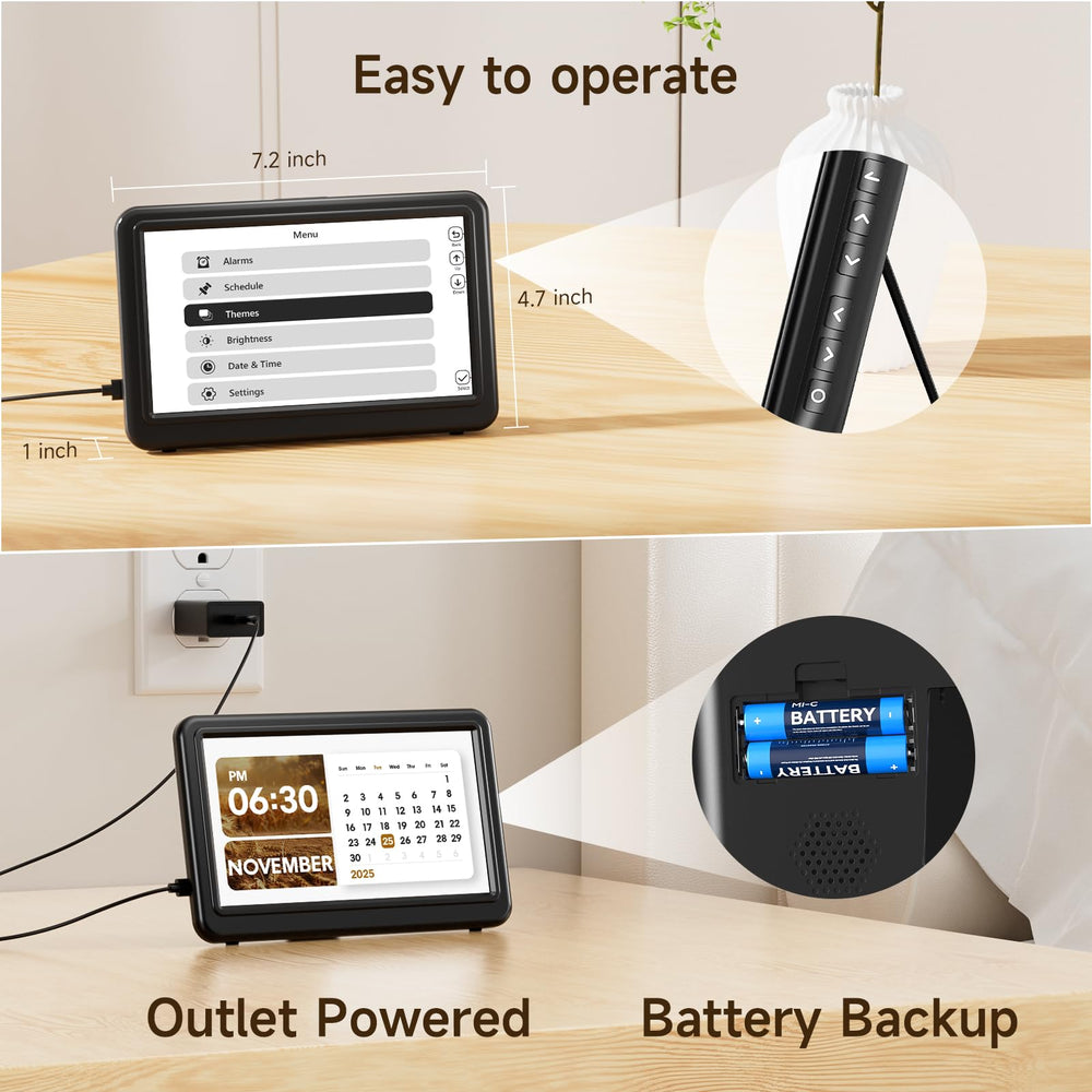 Raynic vue arrière avec ports, offre une installation murale pratique