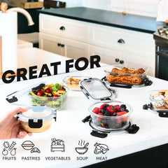 Razab contenant rempli prêt repas illustrant portionnement pratique