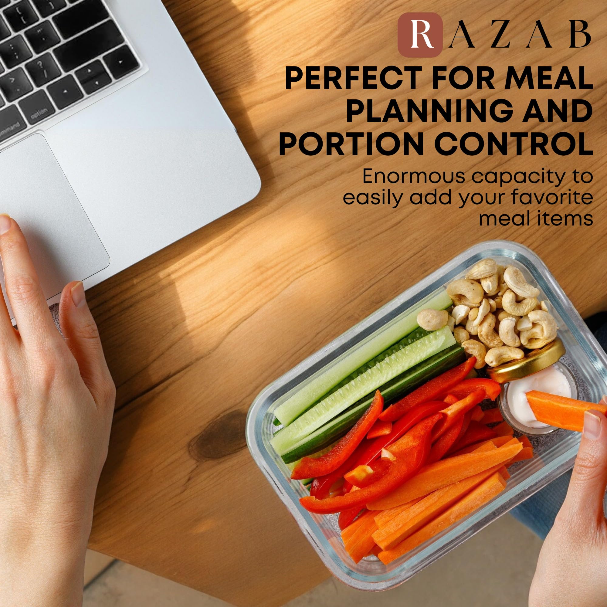 Razab mise en scène cuisine lifestyle montrant transport et repas