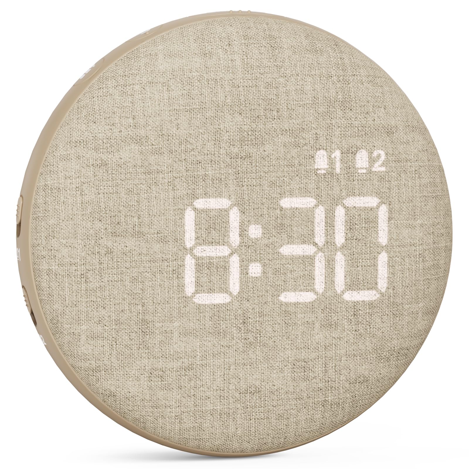 REACHER face avant montrant écran et design compact pour réveil discret