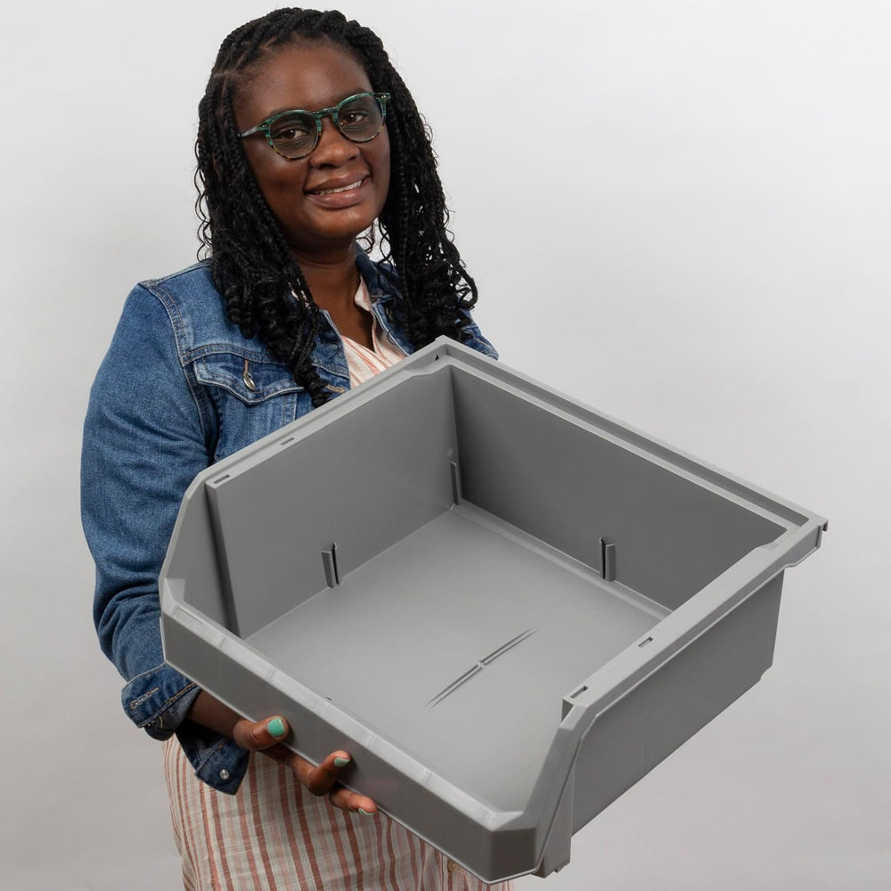 ReadySpace bac utilisé en buanderie organise produits et linge