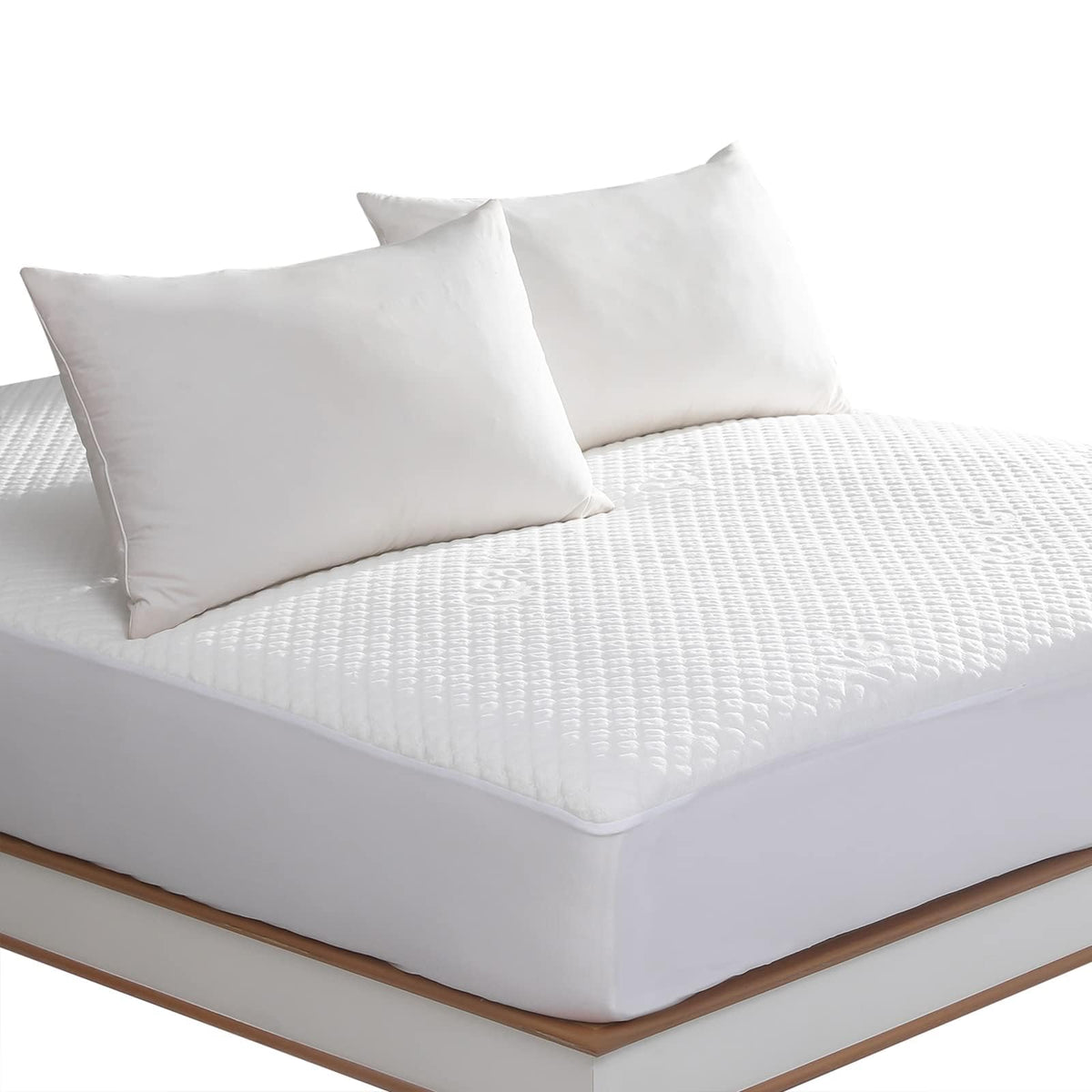 Reaks housse matelas face avant montrant protection propre et élégante