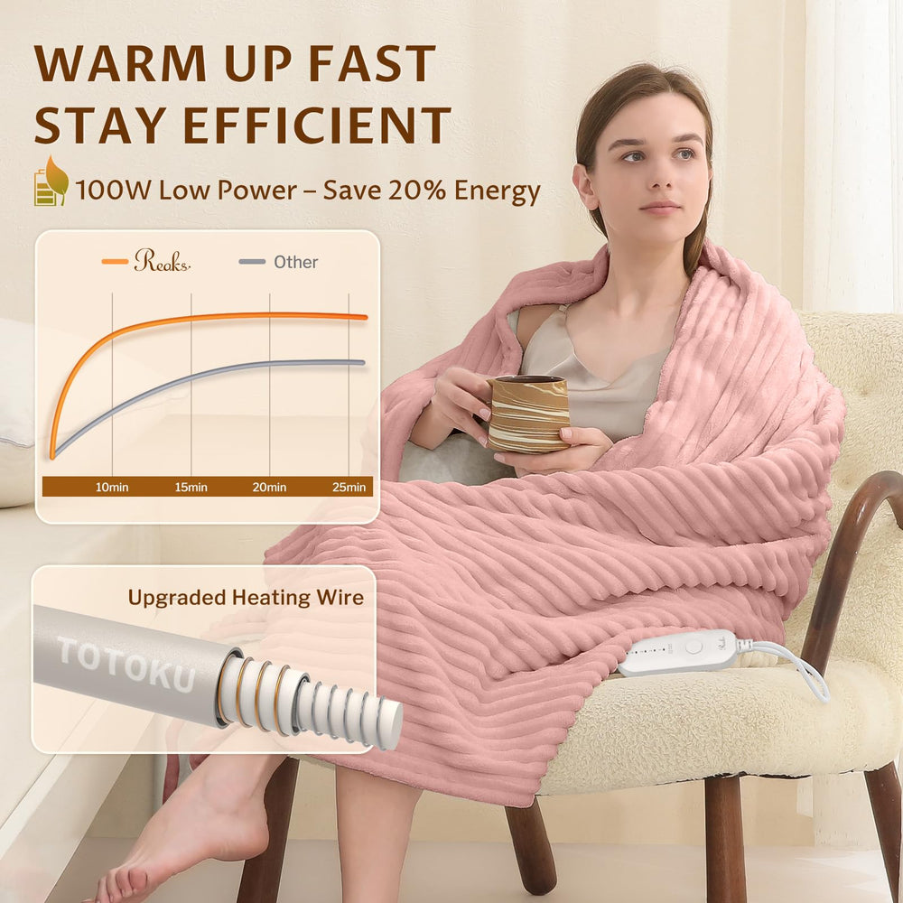 Reaks plaid posé avec règle montrant taille 50x60 pratique