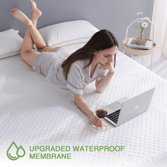 Reaks détail couture et jupe extensible pour matelas jusqu'à 18"
