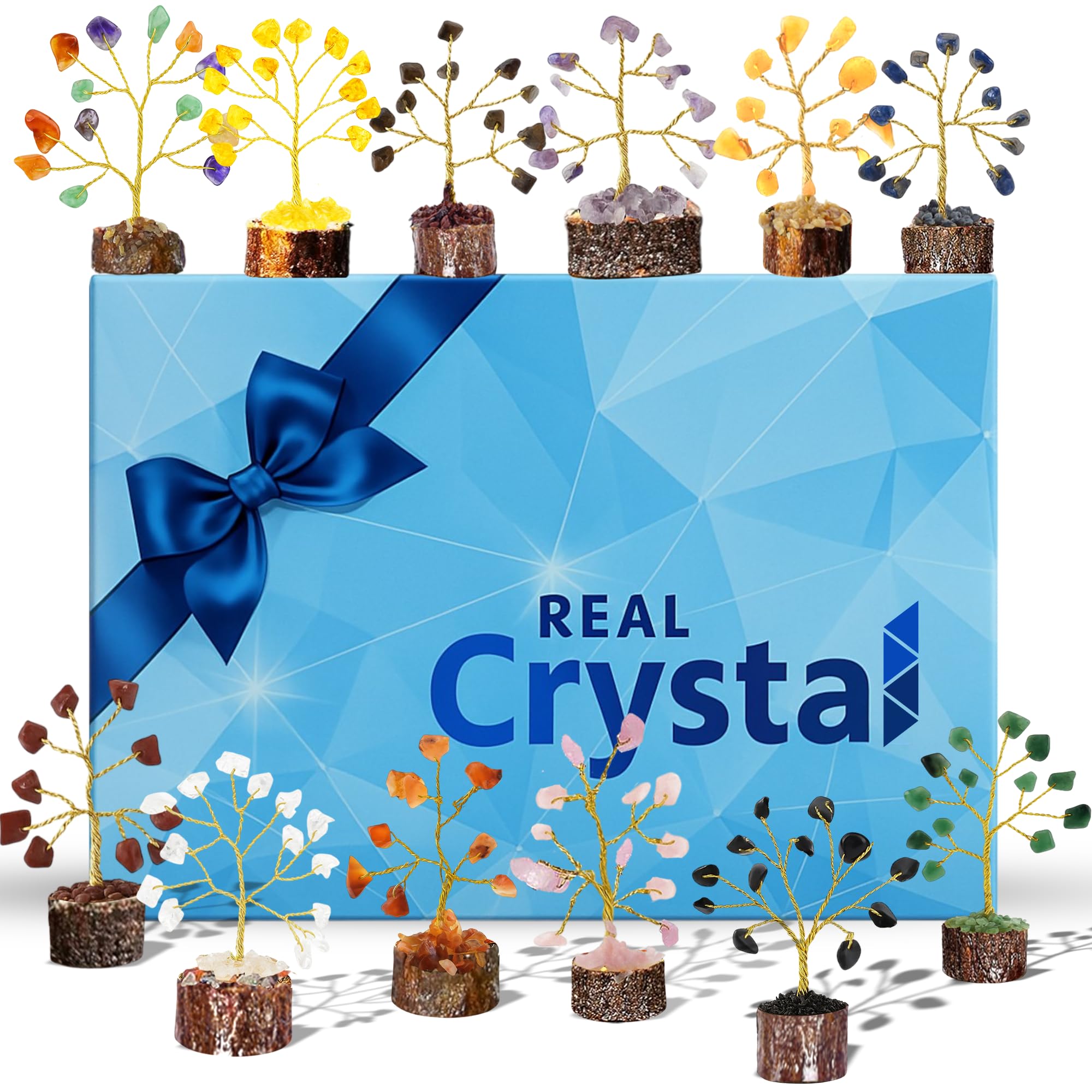 Real Crystal face de l'emballage montrant coffret élégant et complet