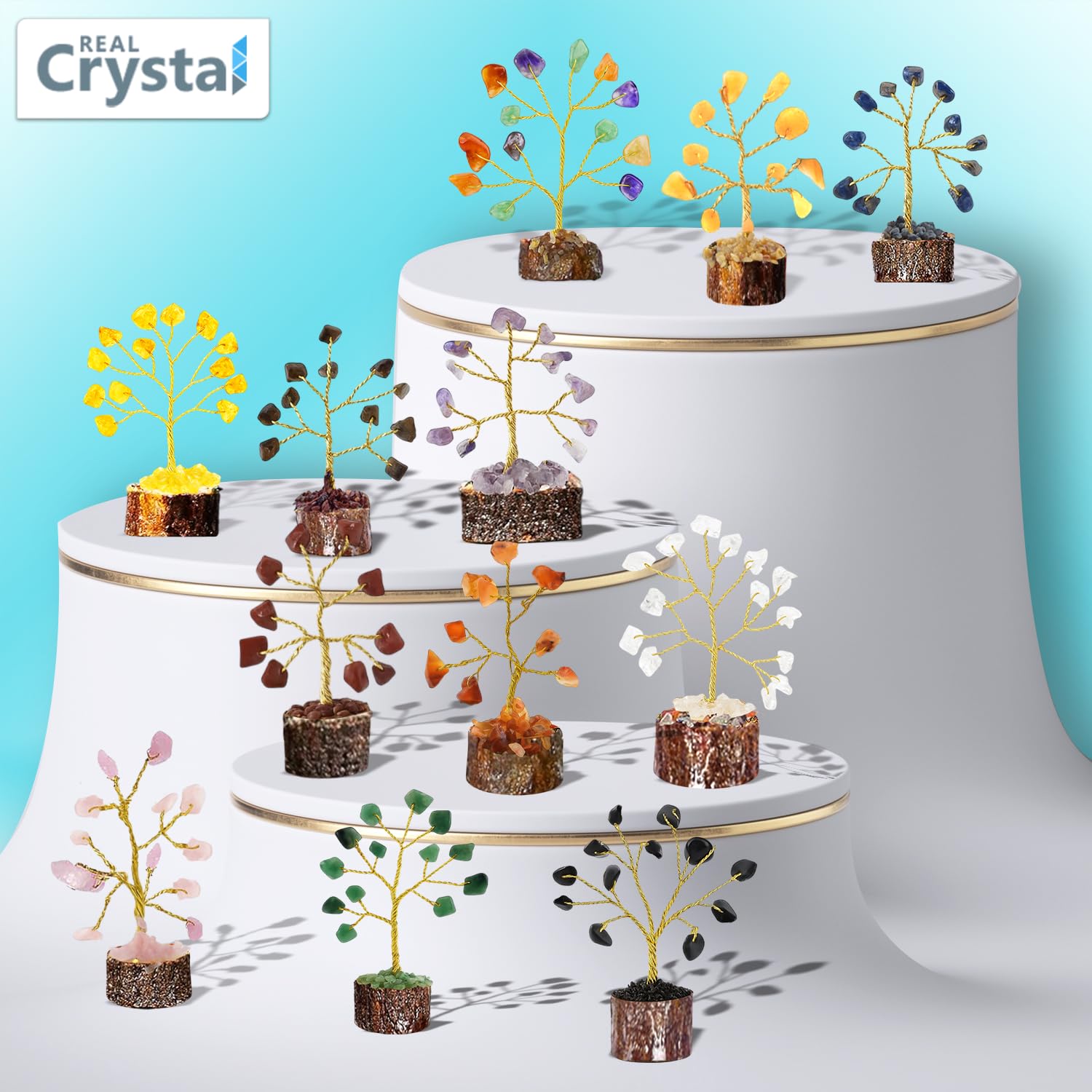 Real Crystal assortiment de couleurs illustrant variété et choix