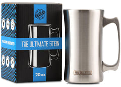 Real Deal Steel chope face avant montrant la contenance et le design robuste