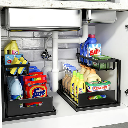 REALINN face avant du meuble montrant design en L et gain de place