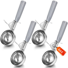 Reallnaive cuillère portion face avant montrant coupe nette pour service rapide