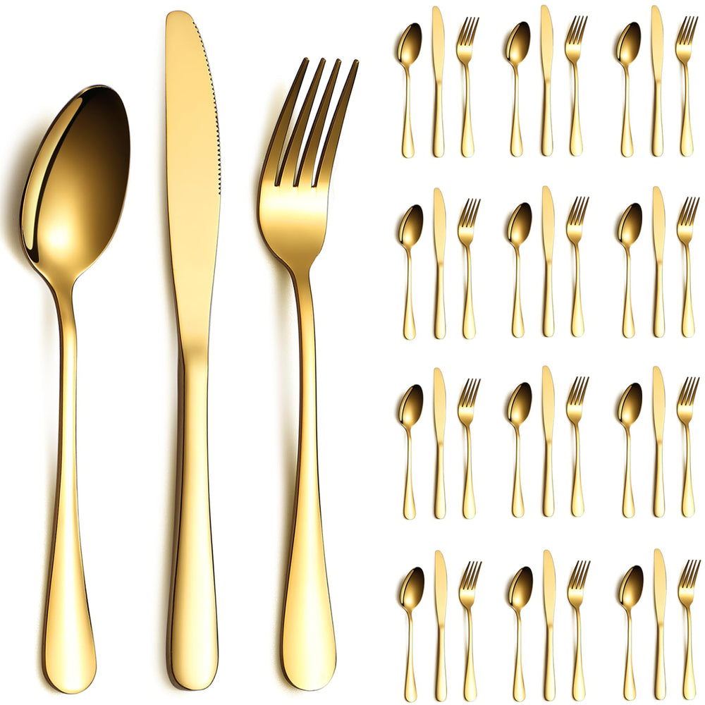 ReaNea service doré vue d'ensemble, élégance pour table