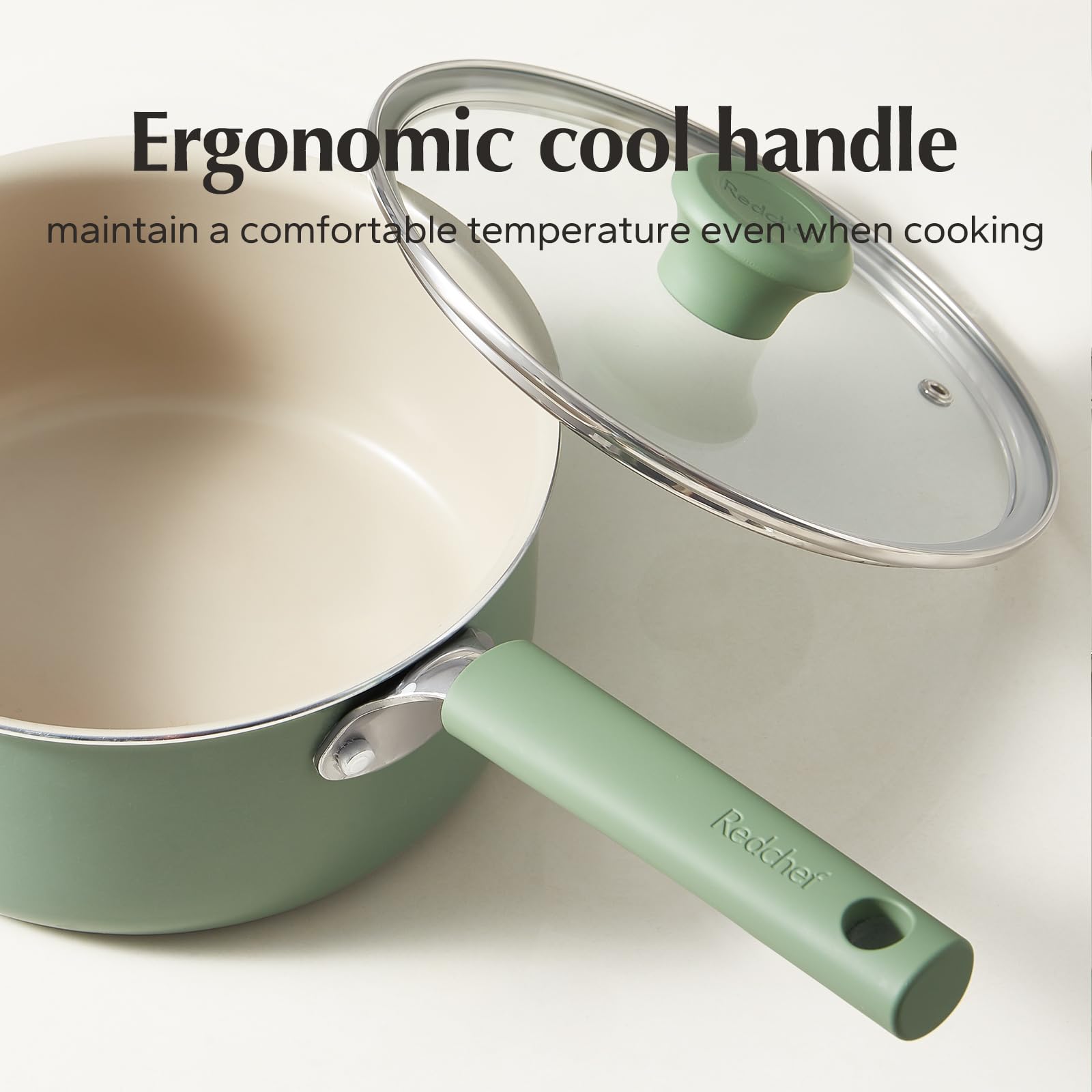 Redchef casserole sur plaque induction, compatible toutes plaques et stable