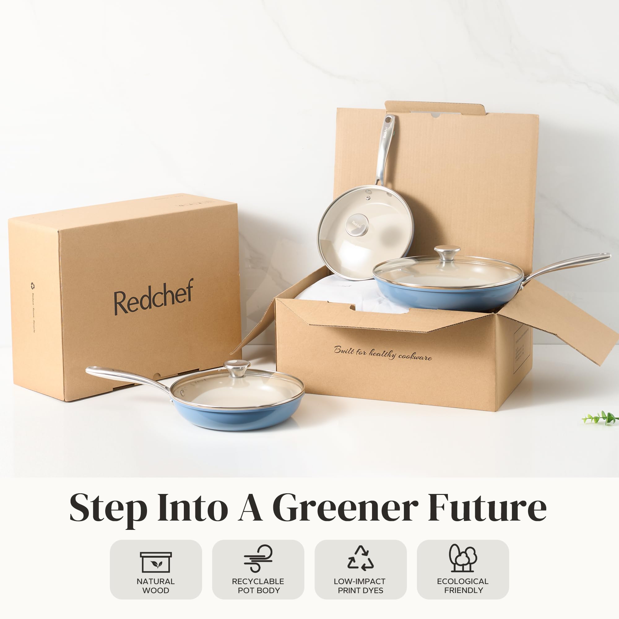 Redchef comparaison des tailles 8", 9,5" et 11" pour adapter portions et recettes