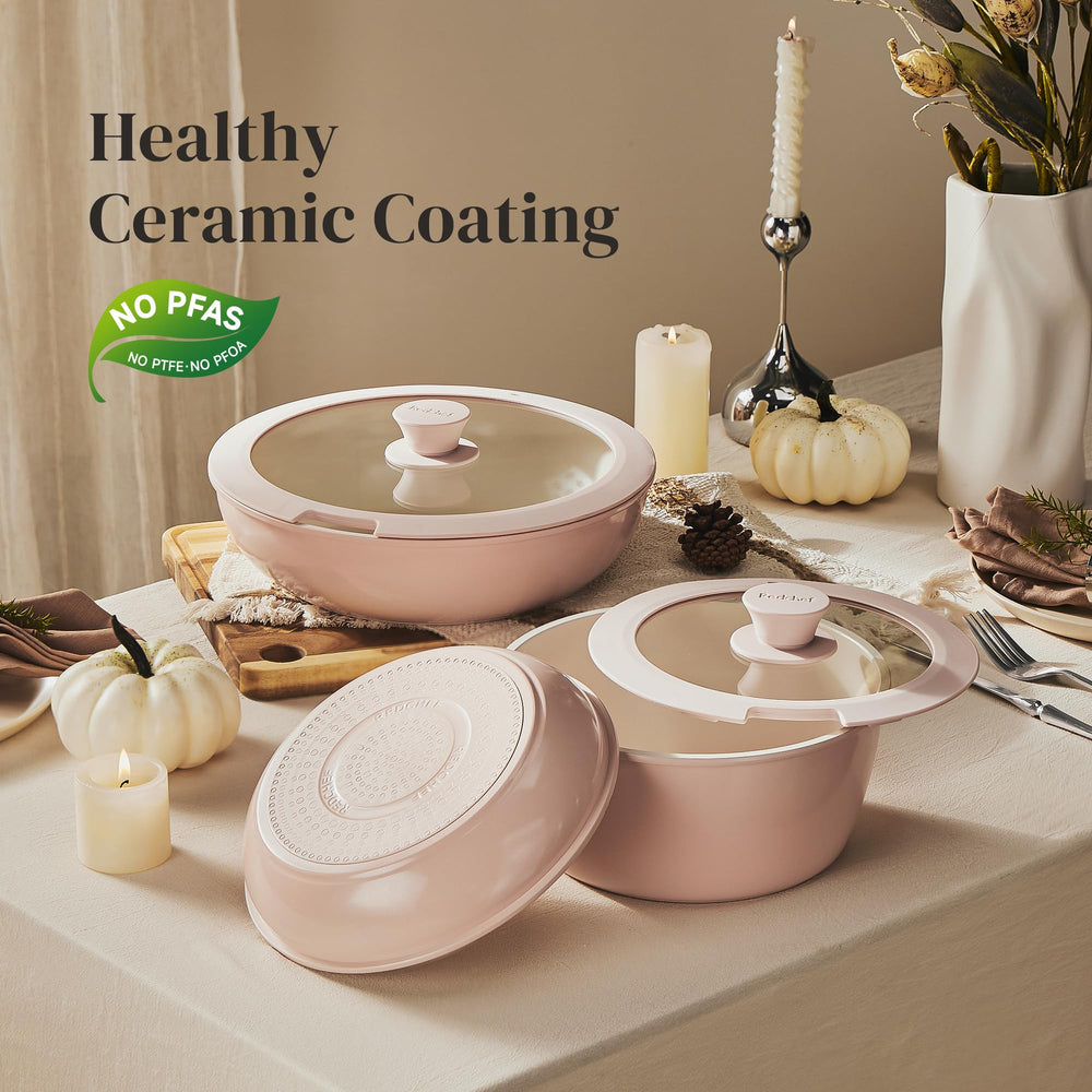 Redchef gros plan du revêtement céramique montrant finition durable