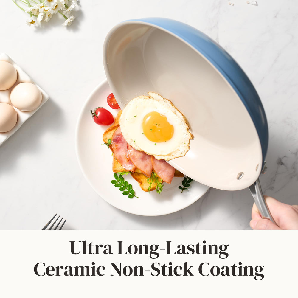 Redchef gros plan du revêtement céramique triple couche pour une cuisson antiadhésive