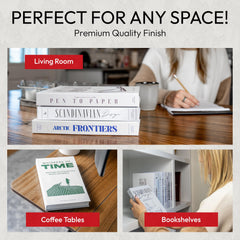 Redesigned Basics livre ouvert montrant rangement caché pratique
