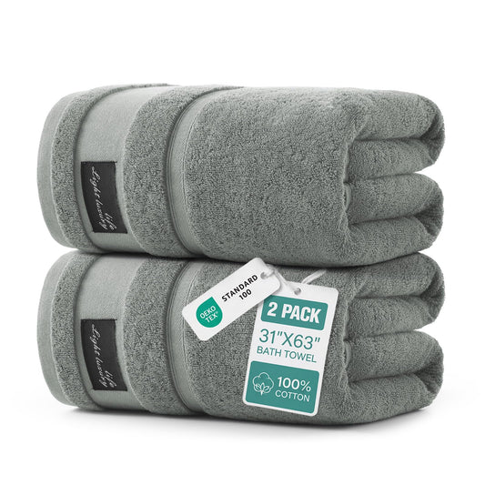 REDKISS serviette face avant gris montrant finition et confort