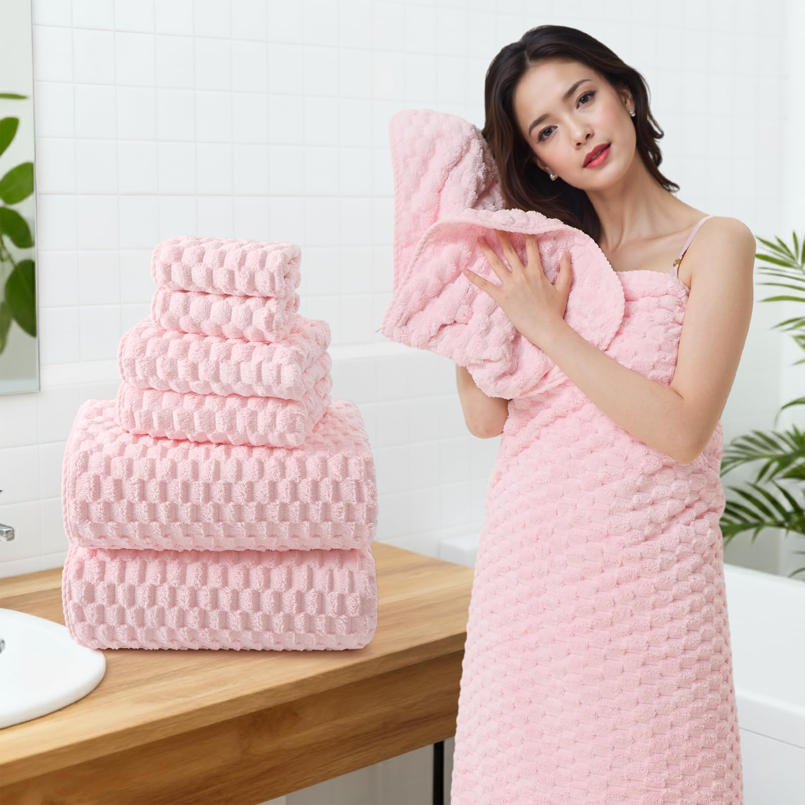 REDKISS serviette main et gant combinés pour usage quotidien efficace