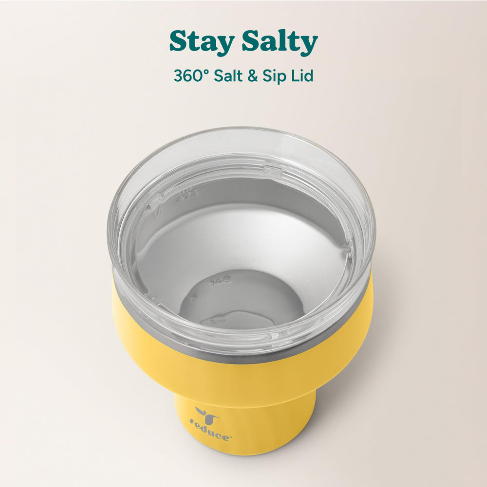 REDUCE Saltini gros plan sur la finition inox et l'absence de condensation